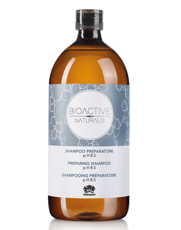 Farmagan Bioactive Naturalis Preparing PH 8,5 plaukų šampūnas prieš procedūras 1000 ml