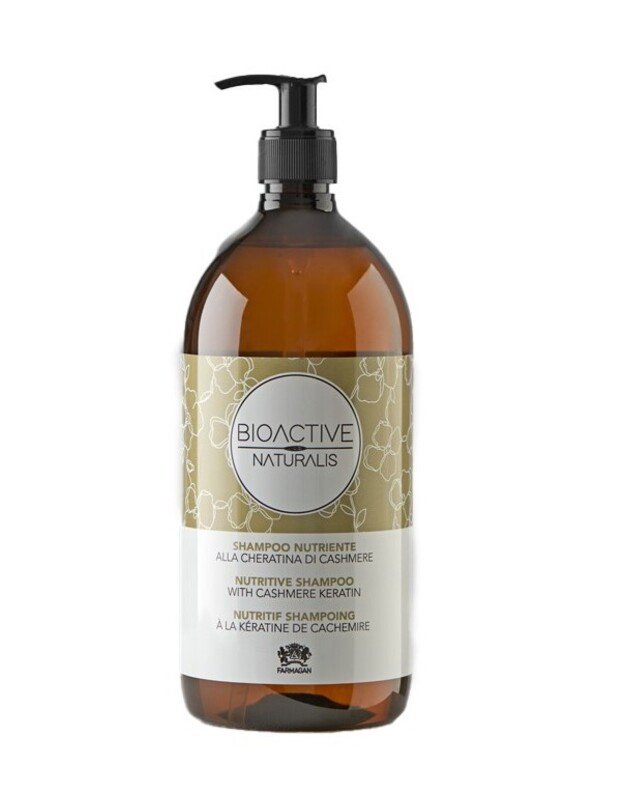Plaukų šampūnas su kašmyro keratinu BIOACTIVE NATURALIS NUTRITIVE 1000ml