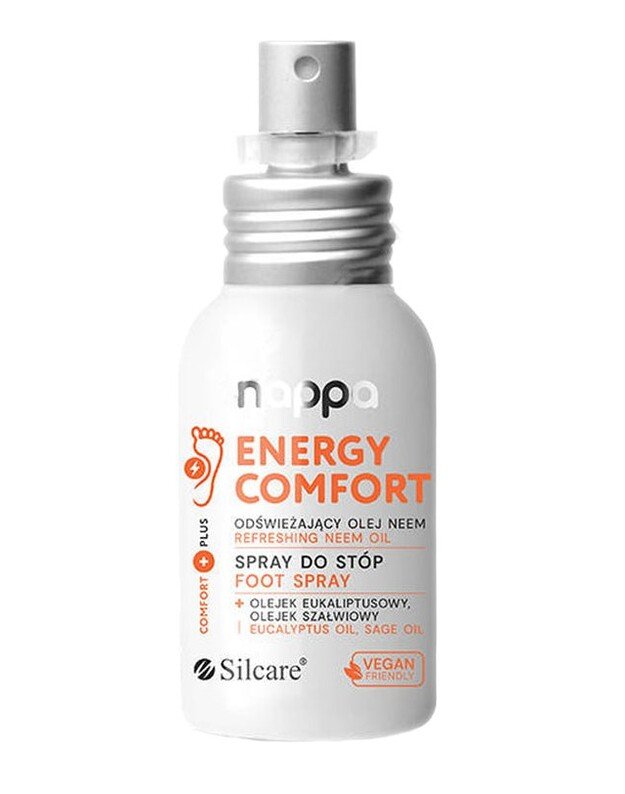 Silcare atpalaiduojantis kojų purškiklis Energy Comfort su Neem aliejumi 55ml