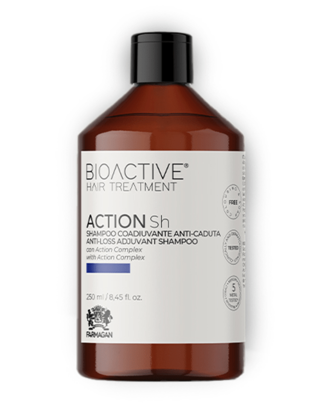 BIOACTIVE HAIR TREATMENT ACTION Sh Šampūnas nuo plaukų slinkimo 250 ml.