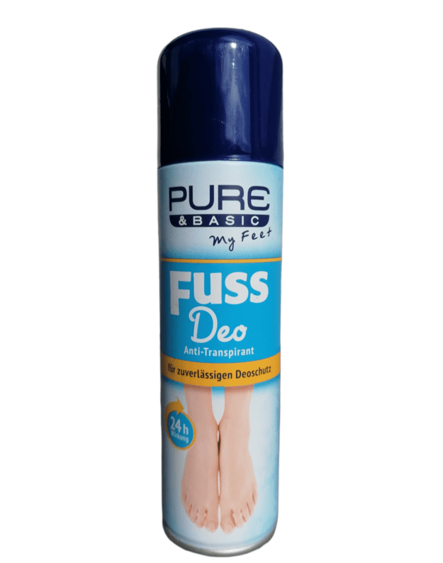 PURE & BASIC  pėdų dezodorantas antiperspirantas 200 ml
