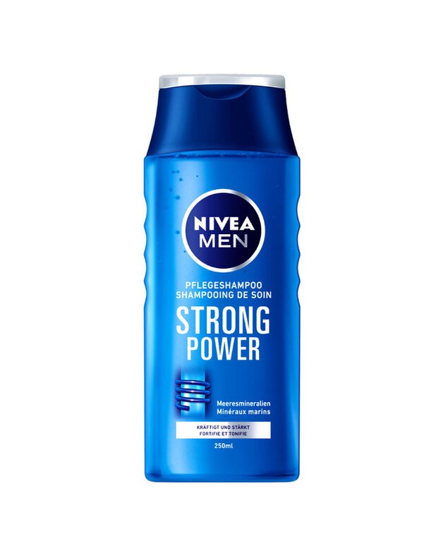 NIVEA MEN STRONG POWER, šampūnas stiprinantis plaukus, 250 ml