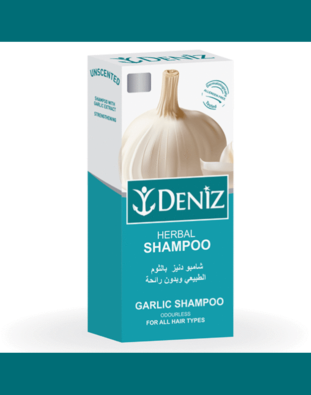 DENIZ plaukų šampūnas su česnako ekstraktu, 500 ml